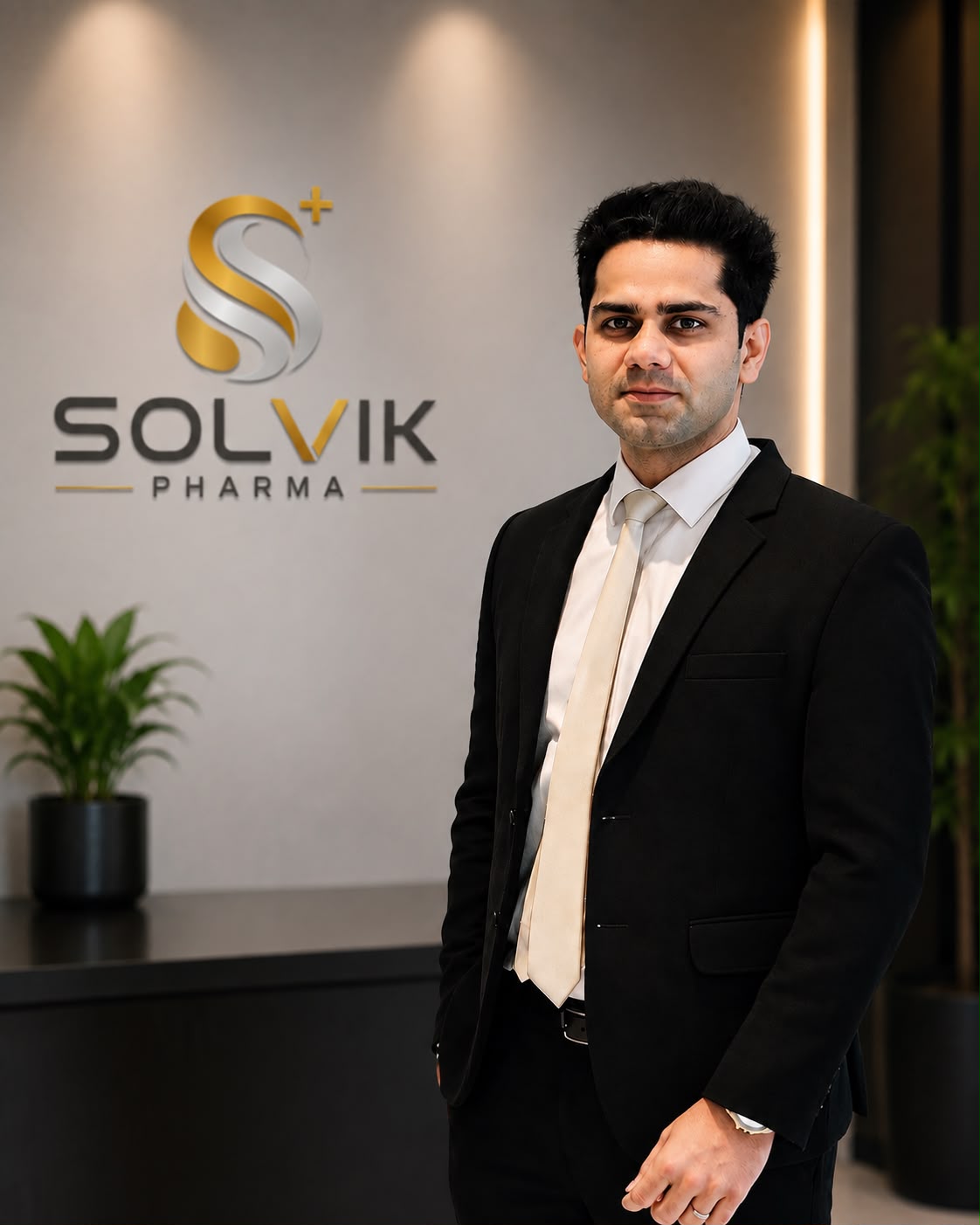 Vikram Singh, founder and Managing Director of Solvik Pharma Private Limited